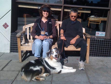 Elise, Kahu, and Kaleo at Peet’s